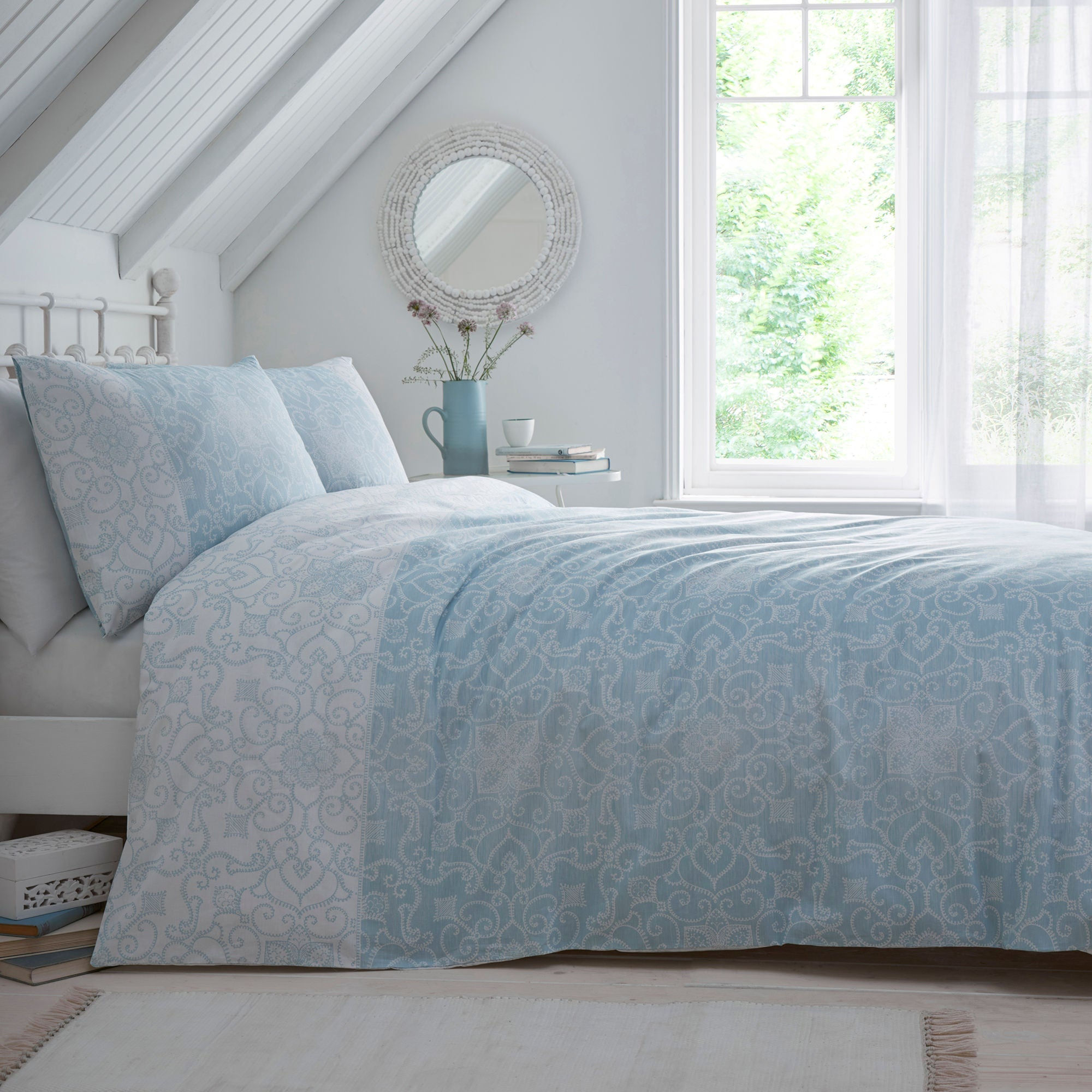 Dreams & Drapes - Frampton - Duvet Cover Set - Blue - Single