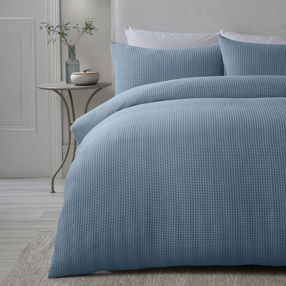 Serene - Lindly - Duvet Cover Set - Blue