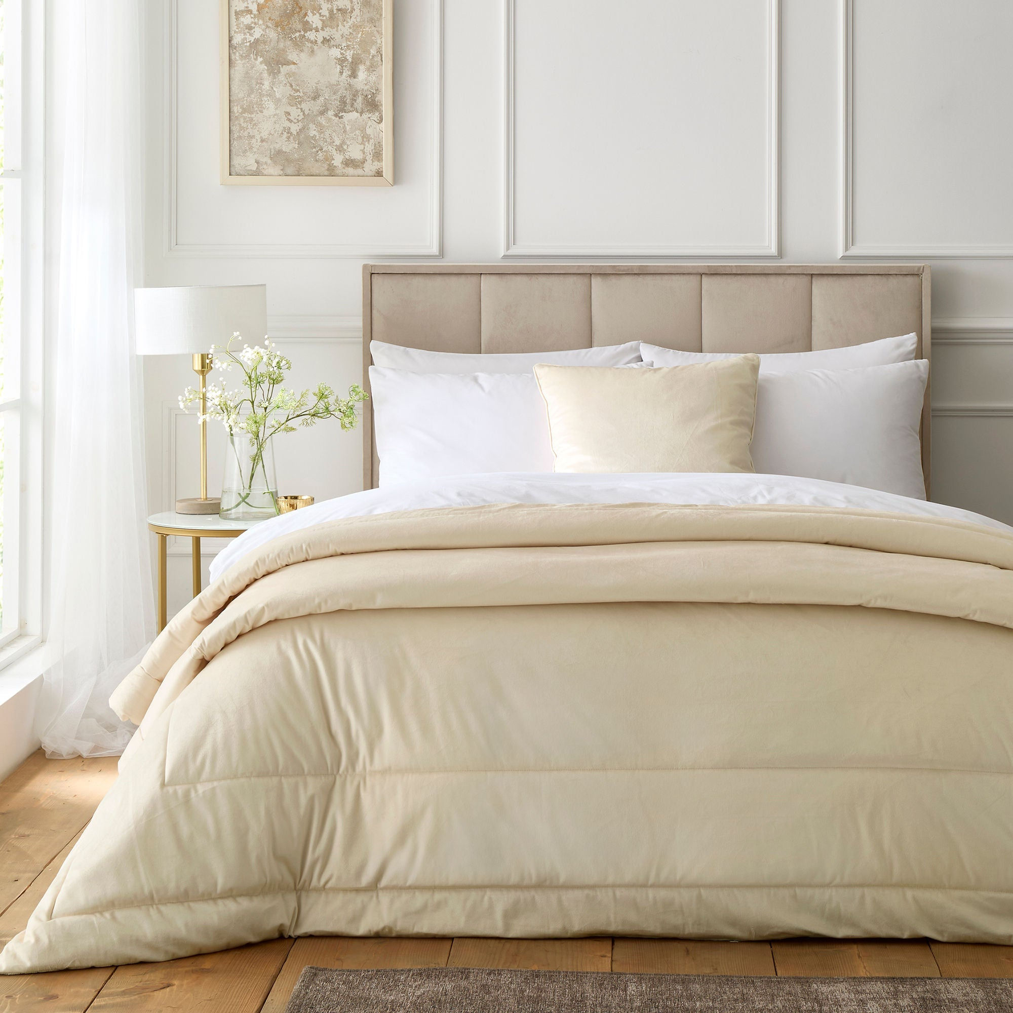 Appletree - Harlan - Bedspread - Cream - 235 x 235cm