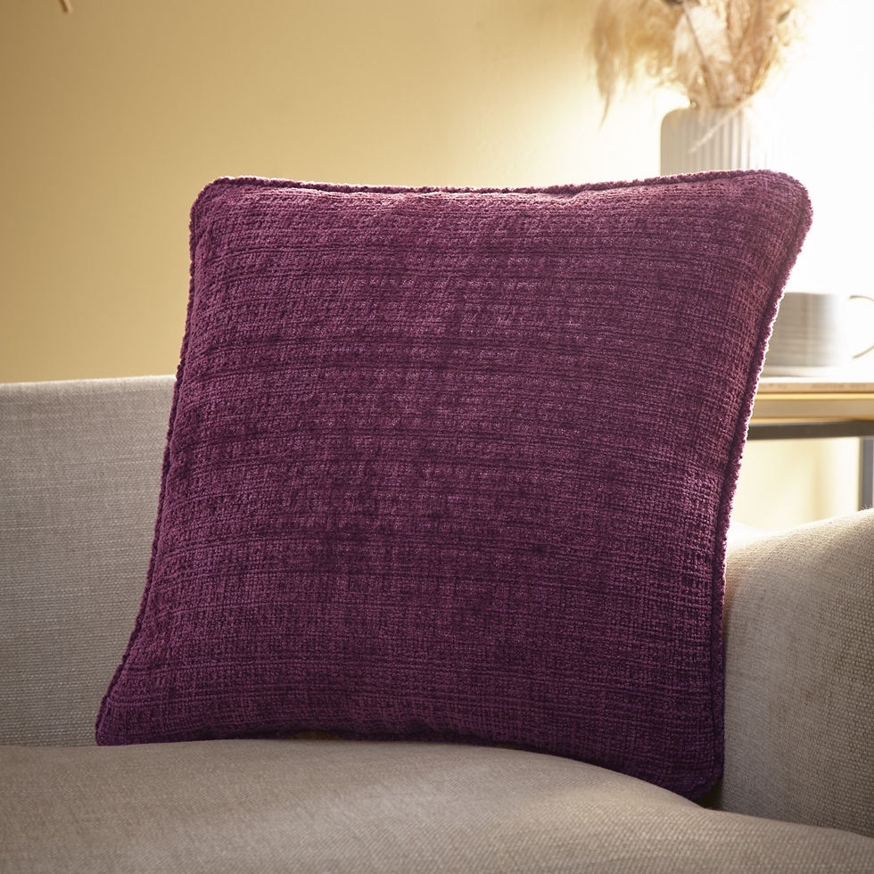 Appletree - Alba - Filled Cushion - Wine - 43x43cm