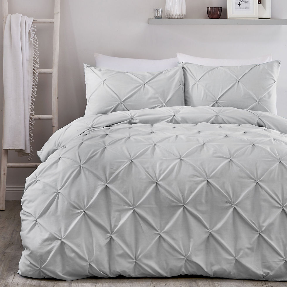 Serene - Lara - Duvet Cover Set - Silver