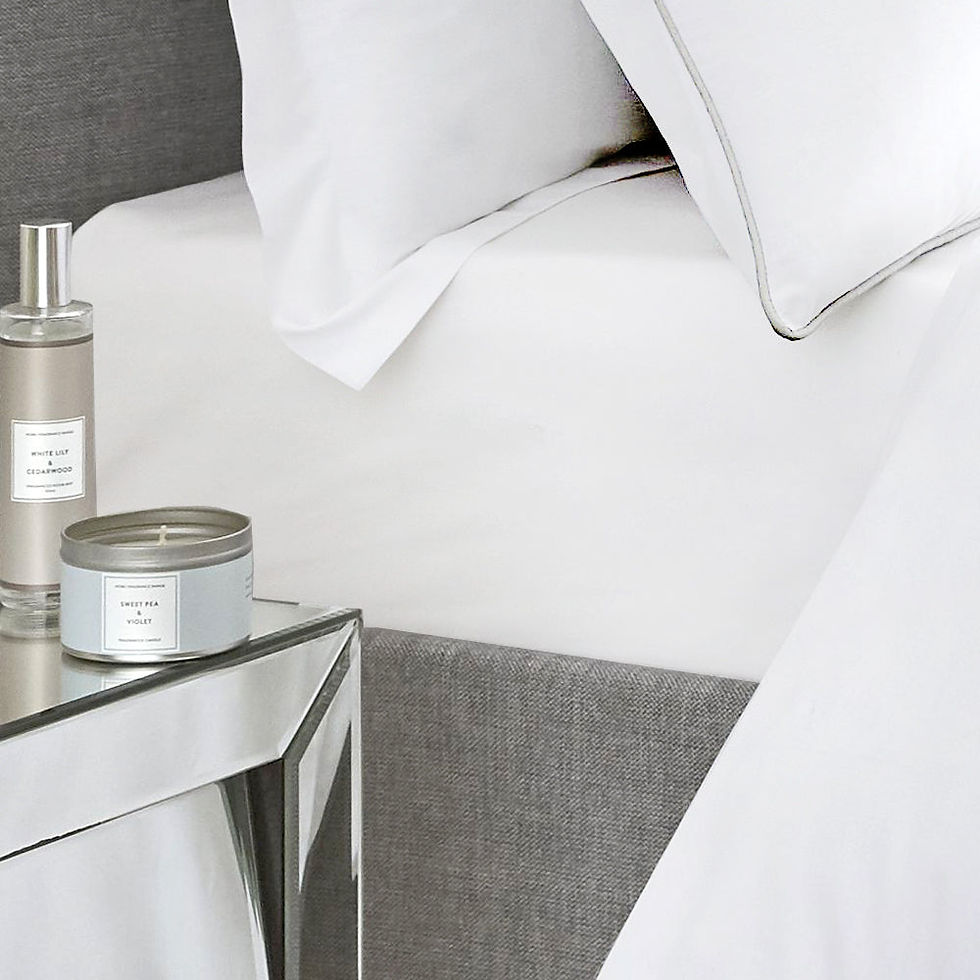 Appletree - 200TC Plain Dye - Fitted Bed Sheet - White - Super-King