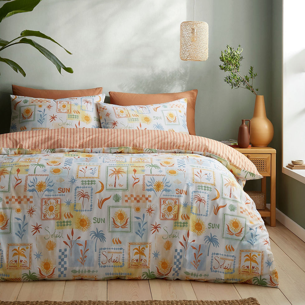 Fusion - Soleil - Duvet Cover Set - Multi - Single