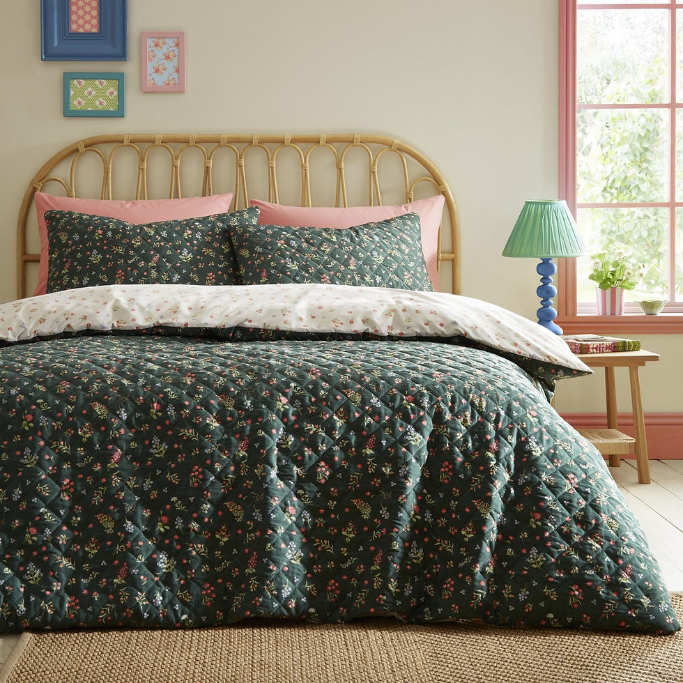 Fusion - Nelly - Duvet Cover Set - Green - Single
