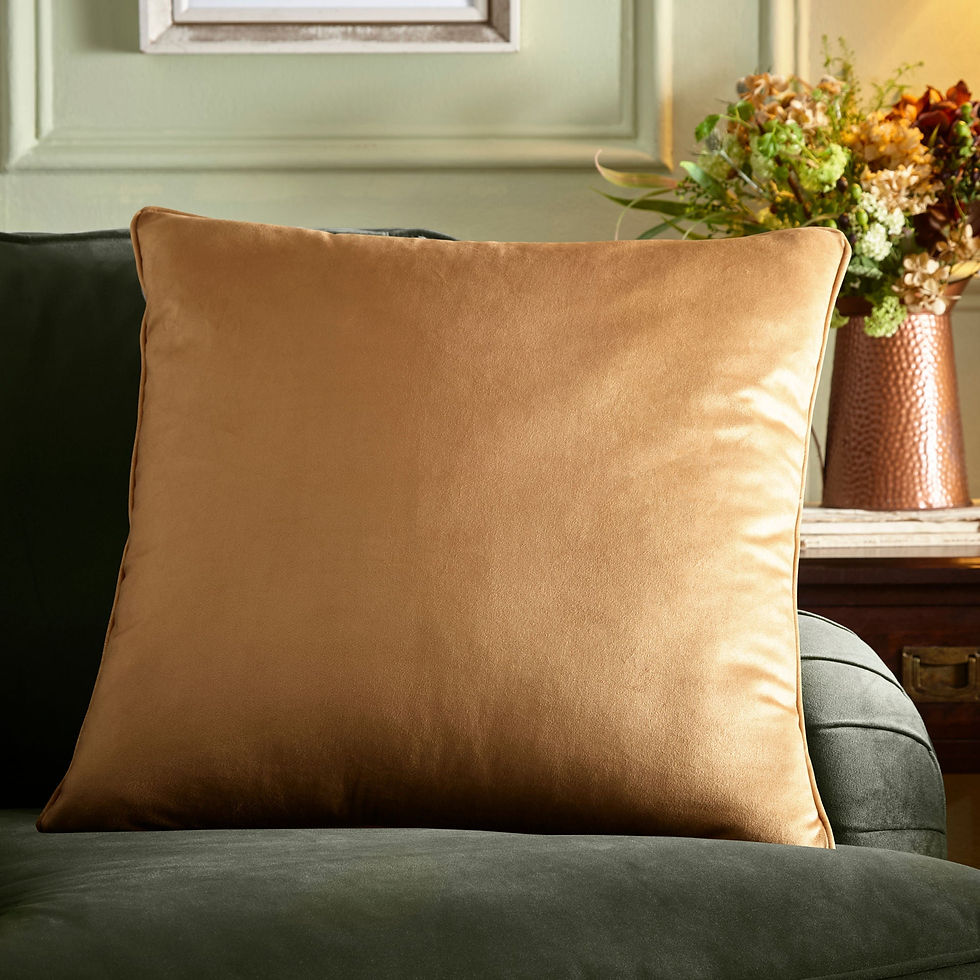Appletree - Harlan - Cushion Cover LS - Gold - 55x55cm