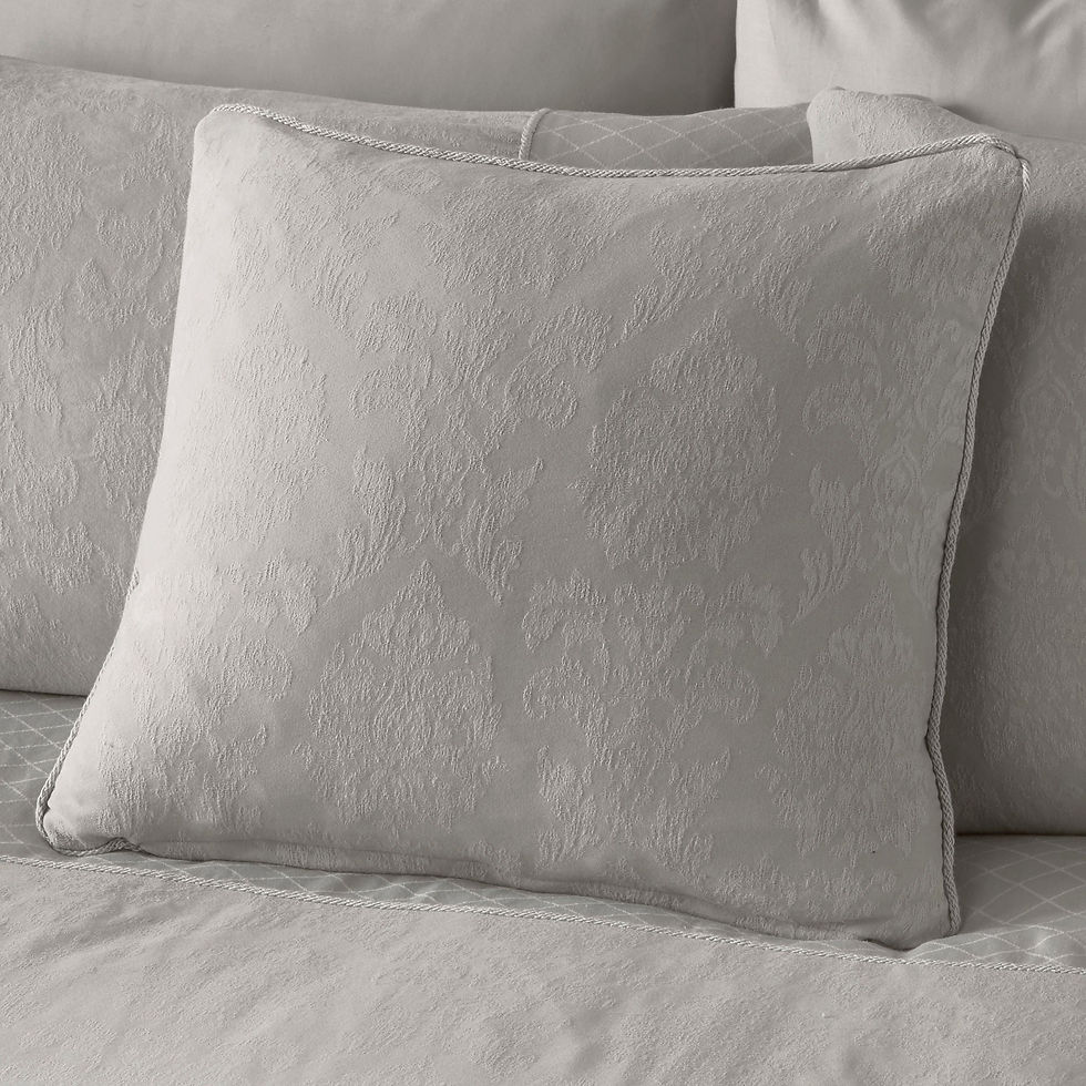 Dreams & Drapes - Rosana - Cushion Cover - Silver - 43x43cm