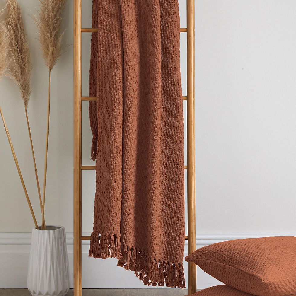 Drift - Hayden - Throw - Terracotta - 130x180cm