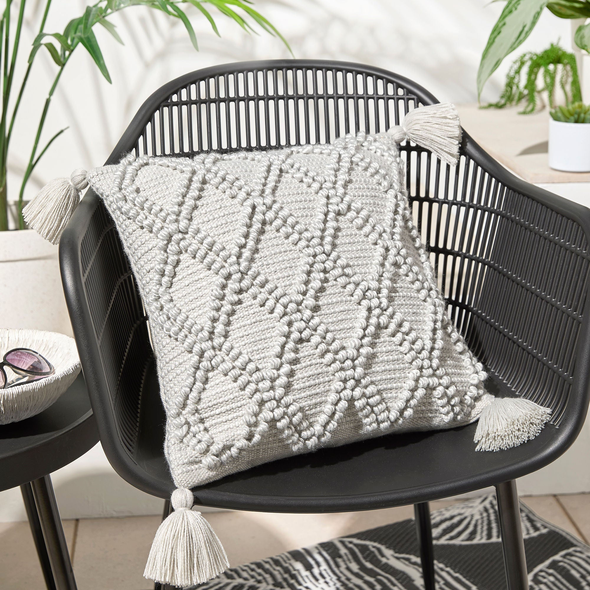 Drift - Alda Outdoor - Cushion Cover - Grey - 43x43cm