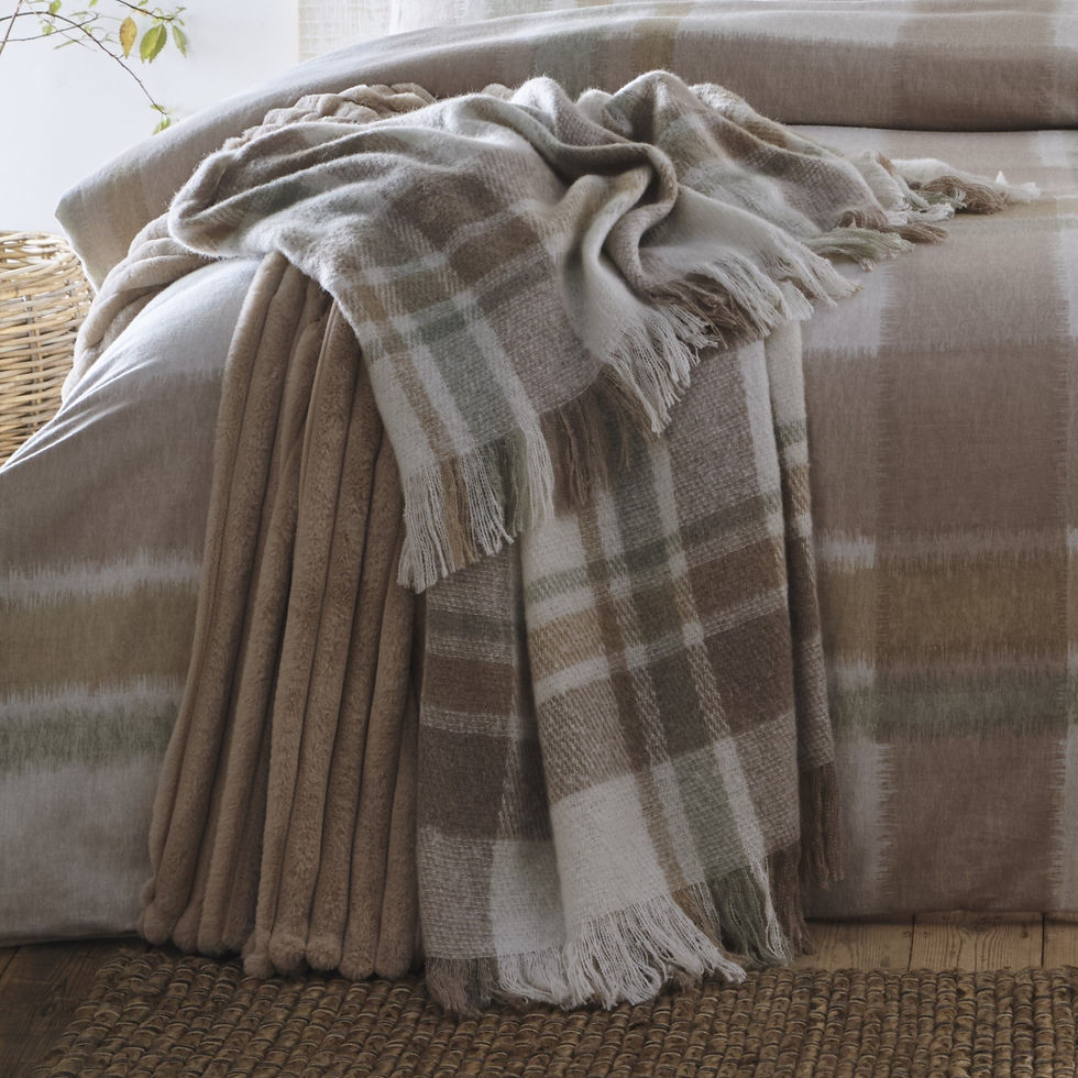 Appletree - Verbier - Bedspread - Natural - 130 x 180cm