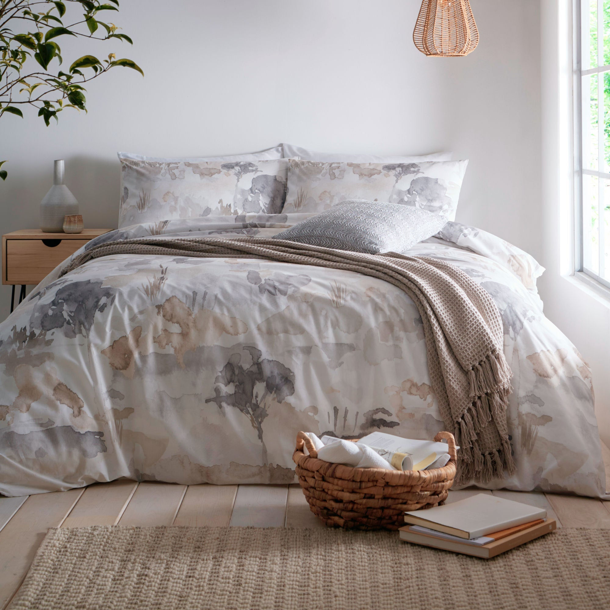 Appletree - Edale - Duvet Cover Set - Linen