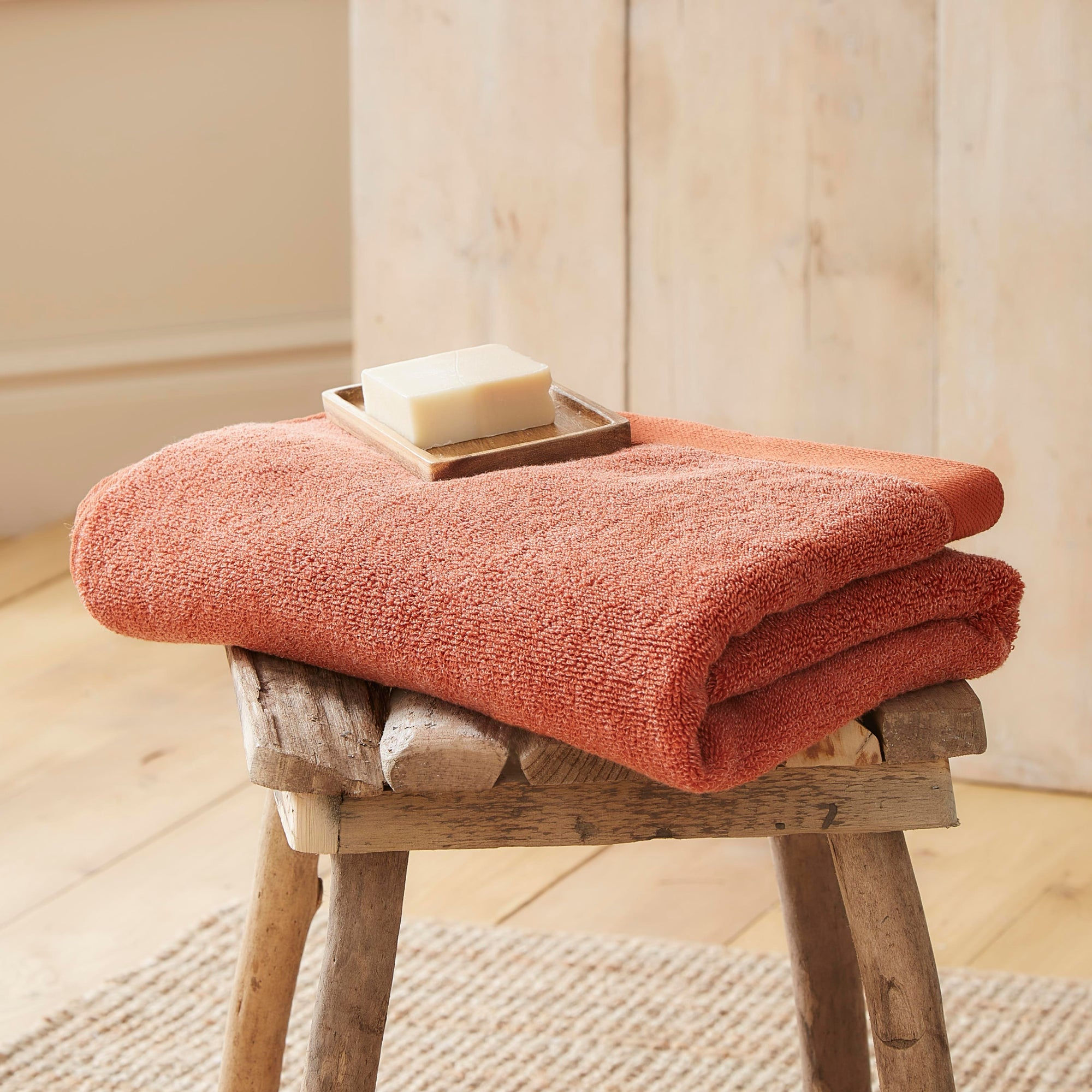 Drift - Abode Eco - Hand Towels - Terracotta - 50x90 cm