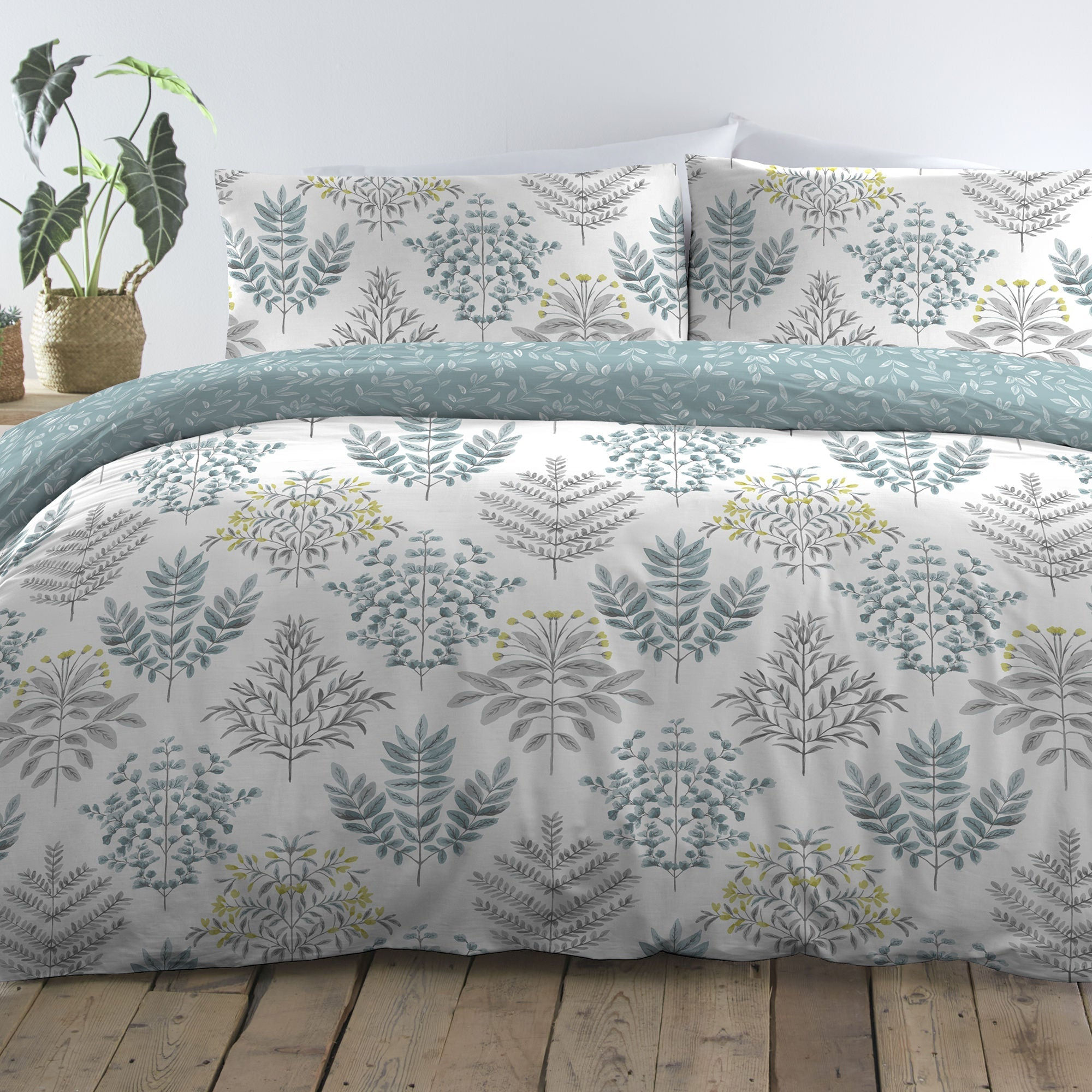 Dreams & Drapes - Emily - Duvet Cover Set - Duck Egg - King