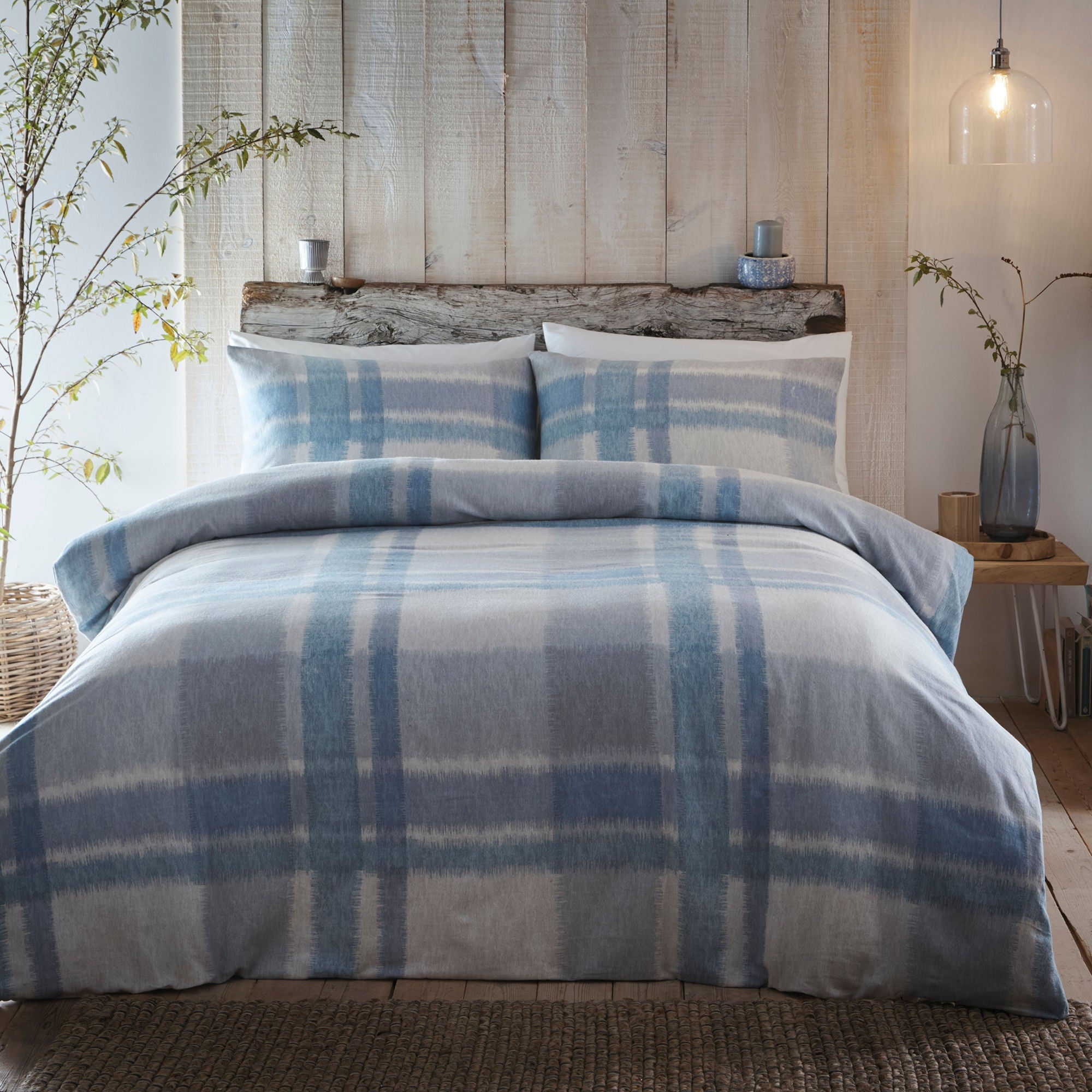 Appletree - Verbier - Duvet Cover Set - Blue - Super-King