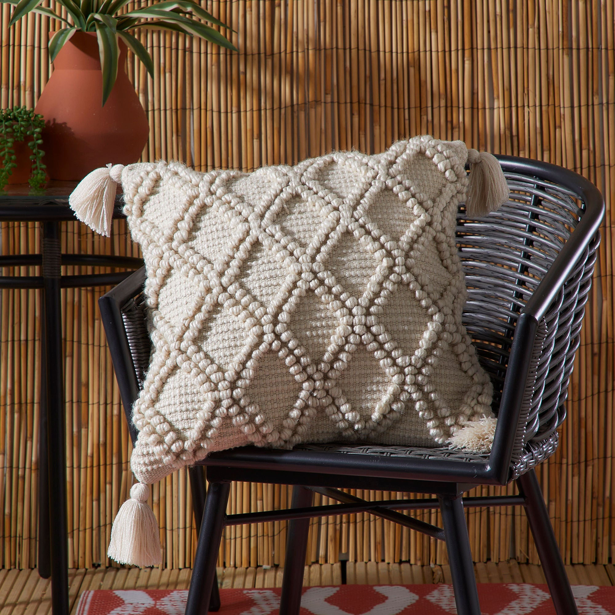 Drift - Alda Outdoor - Cushion Cover - Natural - 43x43cm