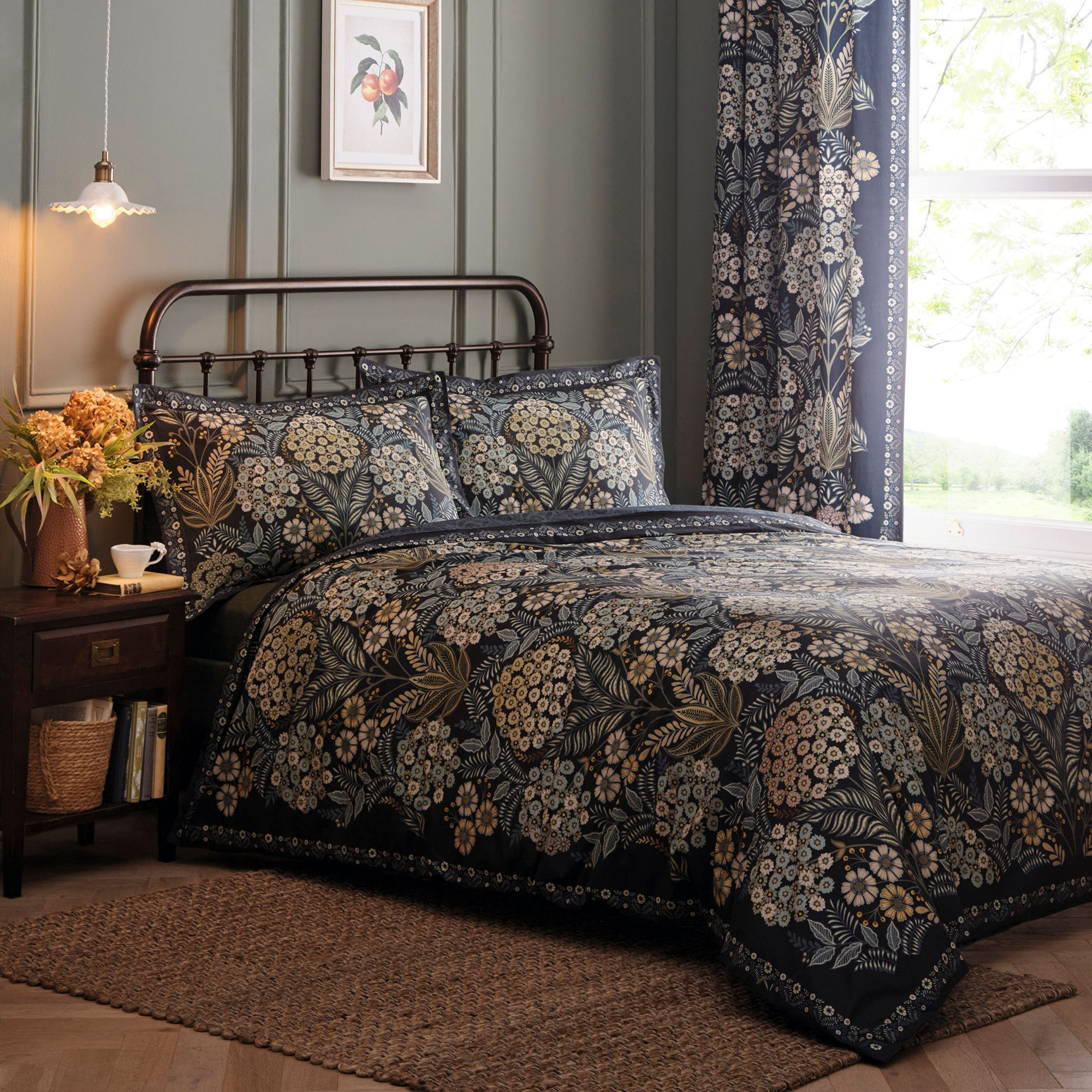 Appletree - Evelina - Duvet Cover Set - Navy