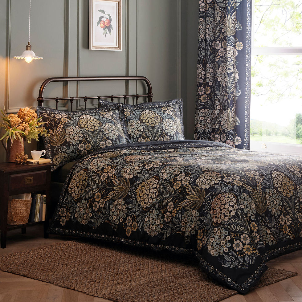 Appletree - Evelina - Duvet Cover Set - Navy