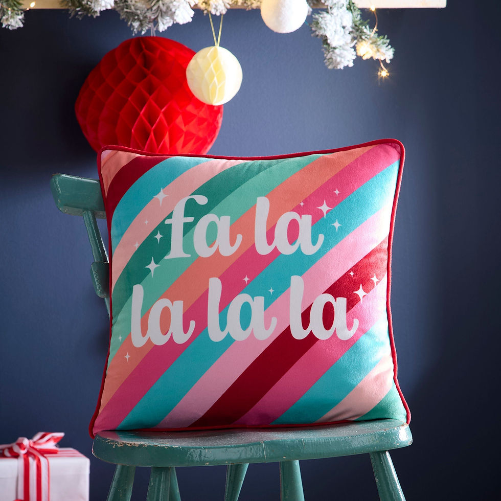 Fusion - Fa La La - Cushion Cover - Multi - 43x43cm