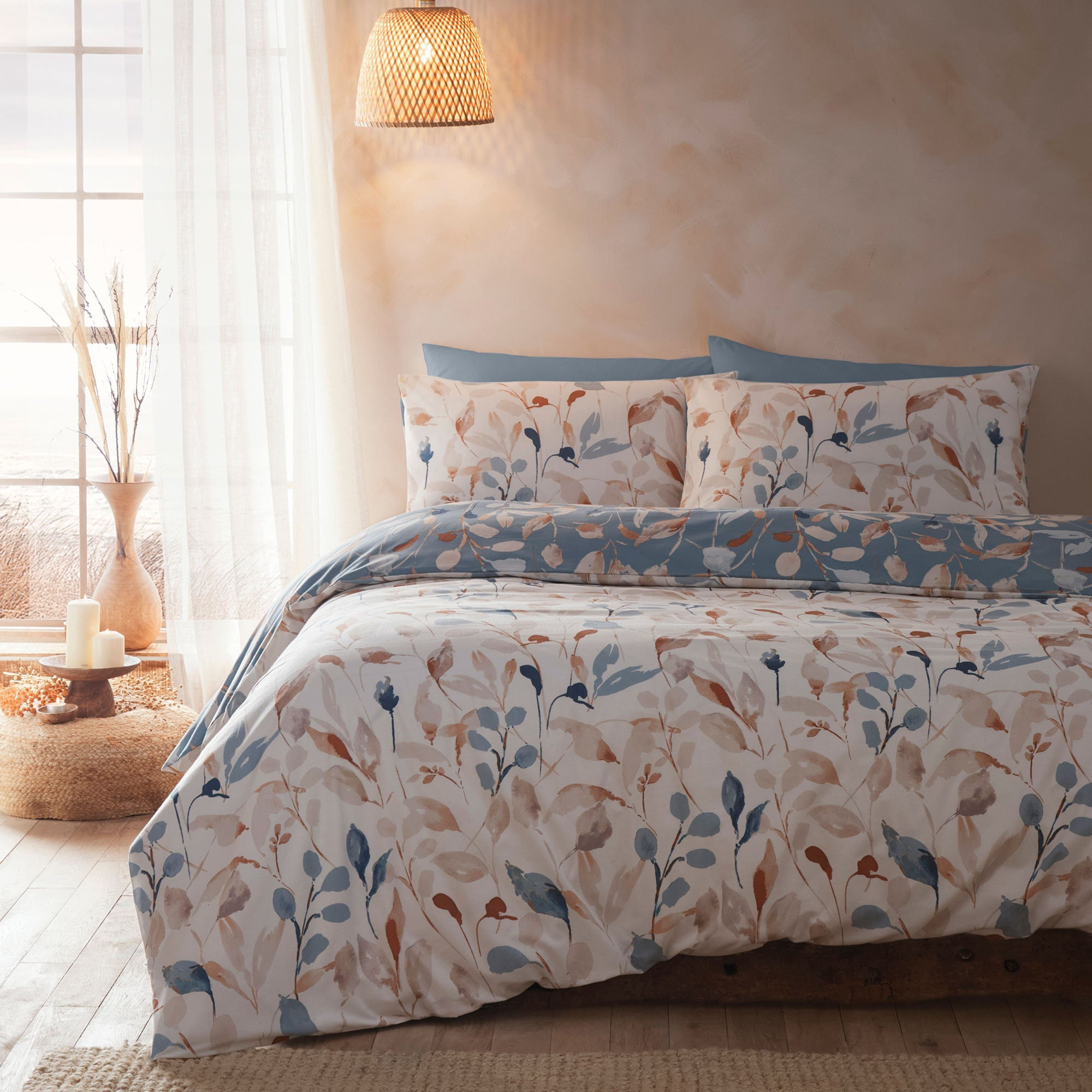 Drift - Anya - Duvet Cover Set - Blue - King