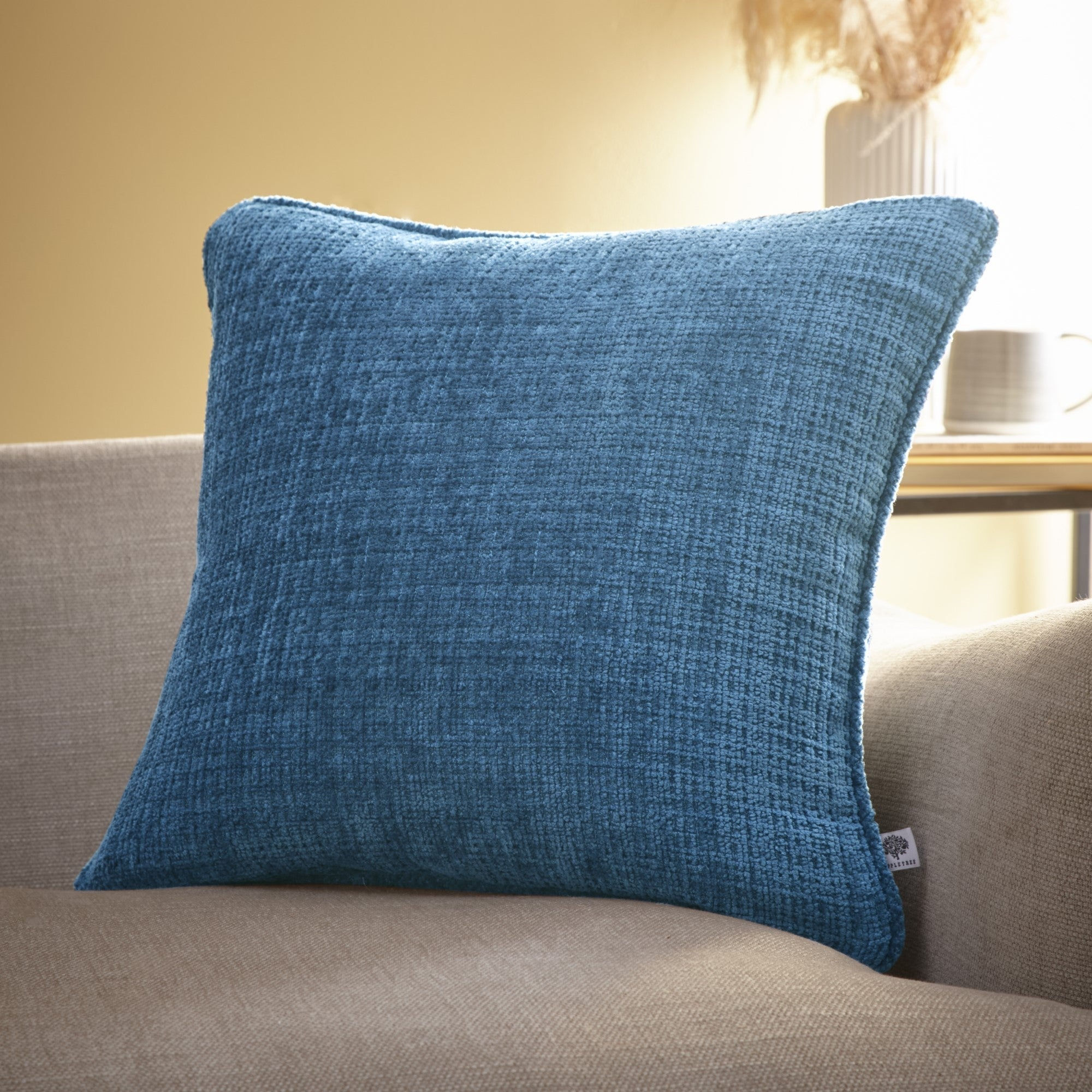 Appletree - Alba - Filled Cushion - Teal - 43x43cm
