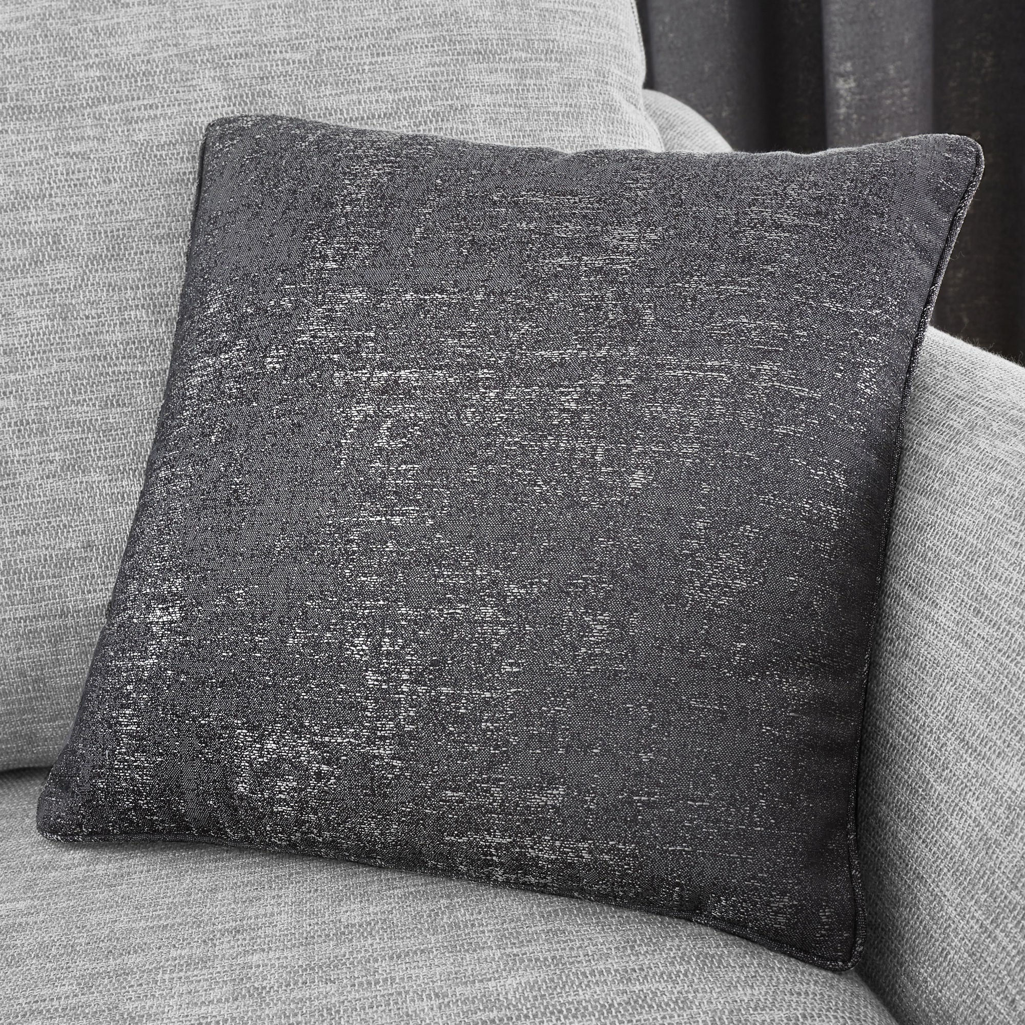 Curtina - Solent - Cushion Cover - Graphite - 43x43cm