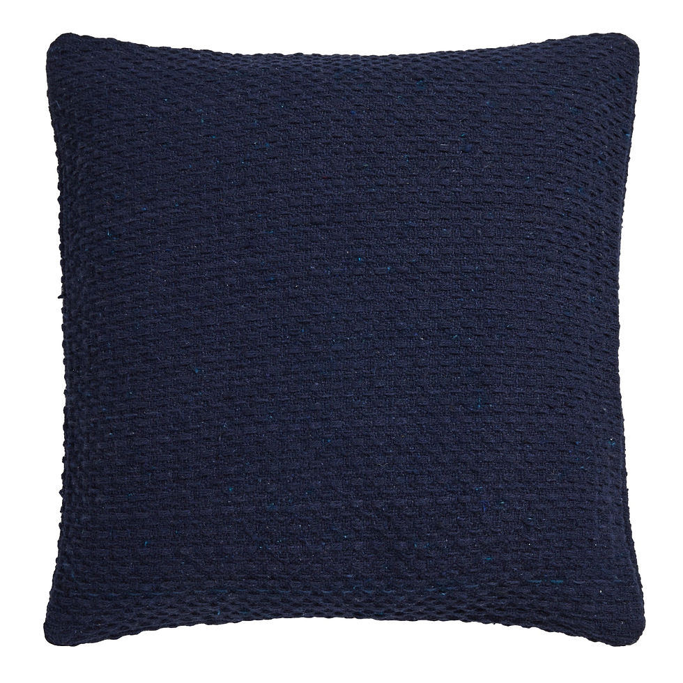 Drift - Hayden - Filled Cushion - Navy - 43x43cm