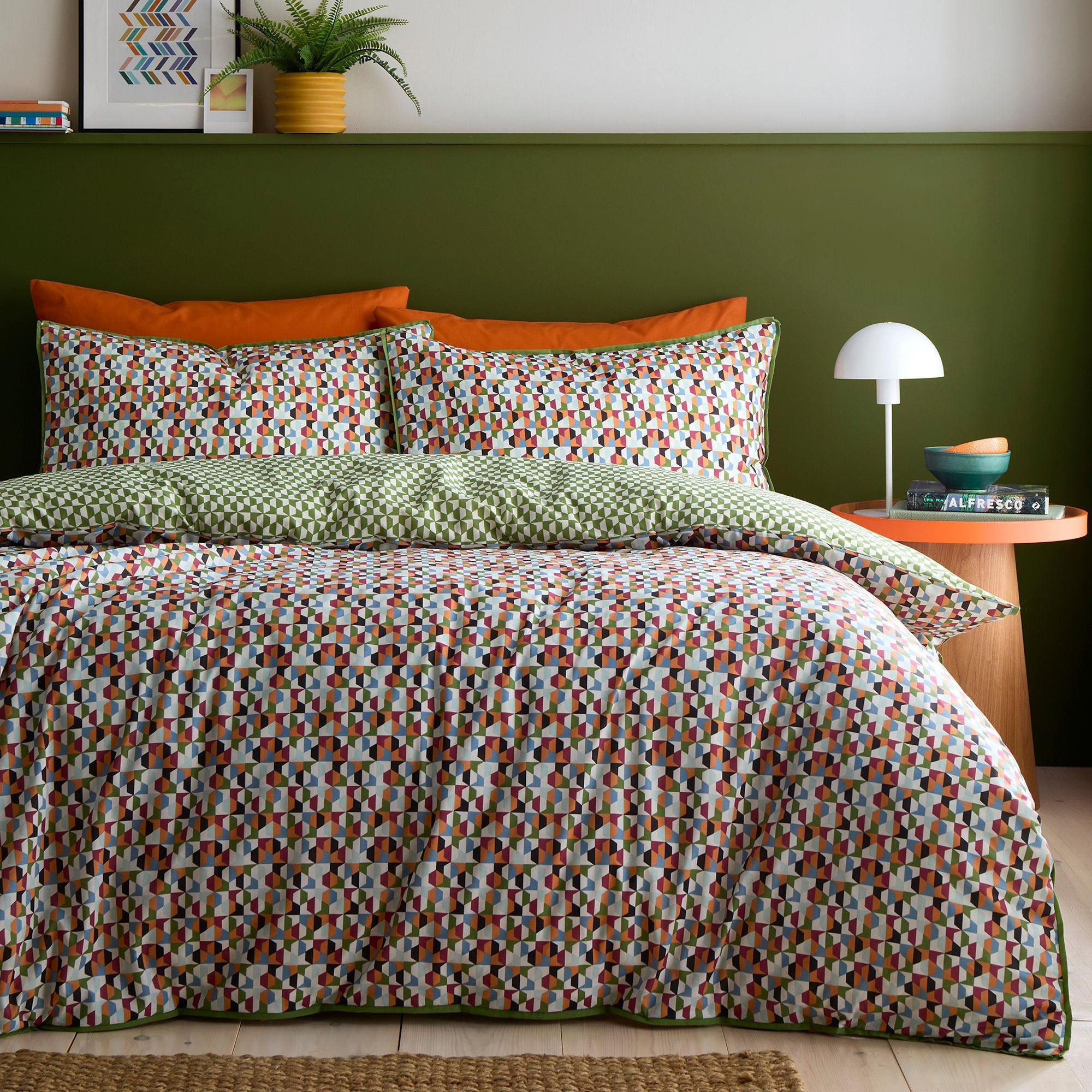 Appletree - Star Geo - Duvet Cover Set - Natural