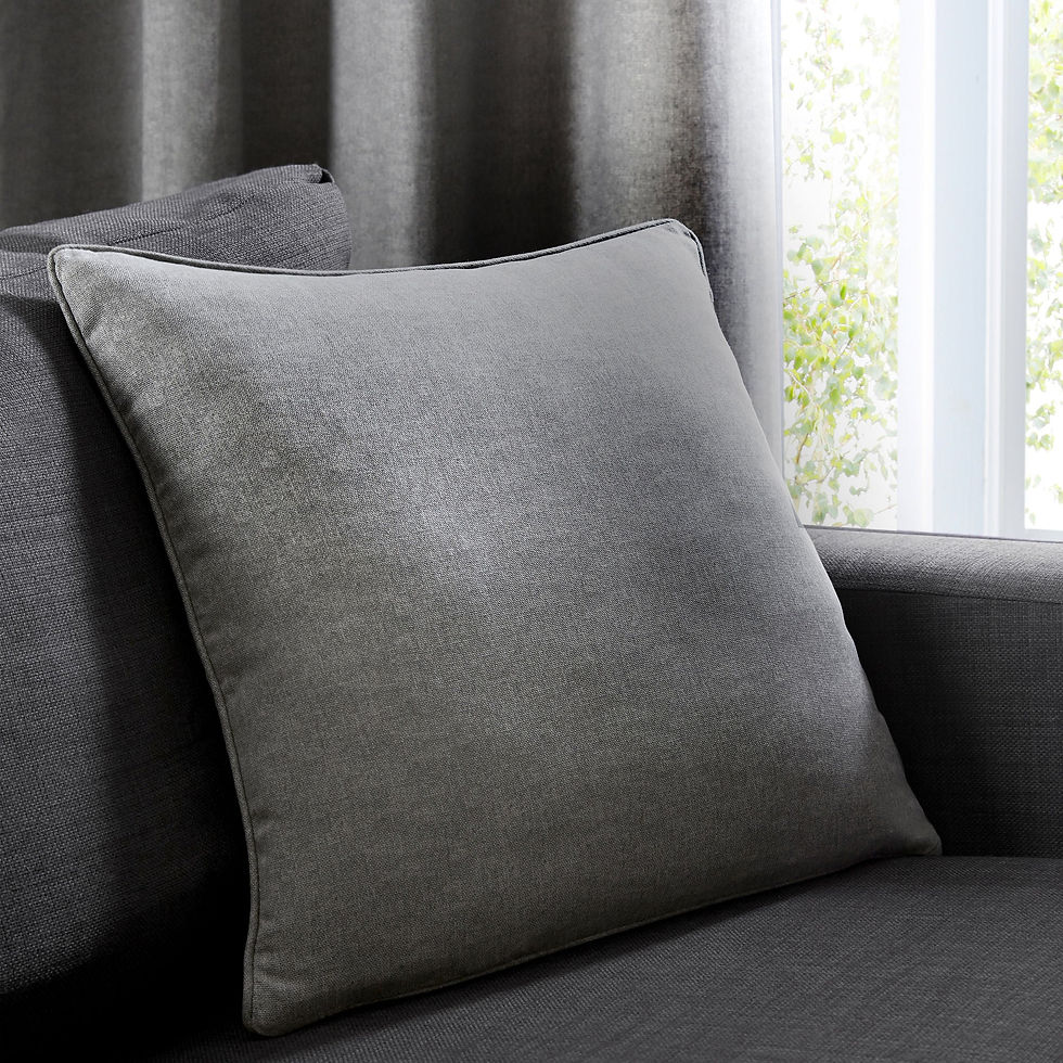 Fusion - Sorbonne - Filled Cushion - Charcoal - 43x43cm