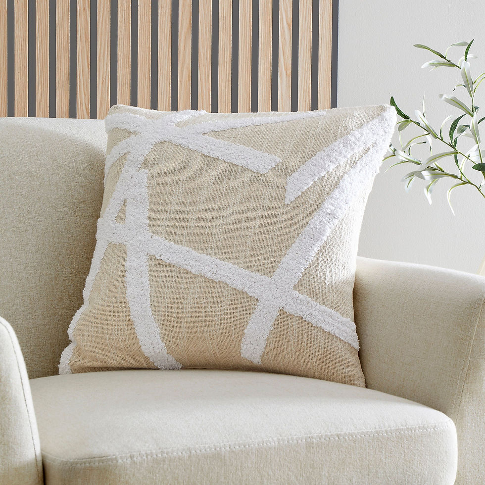 Appletree - Otto - Filled Cushion - Natural - 43x43cm