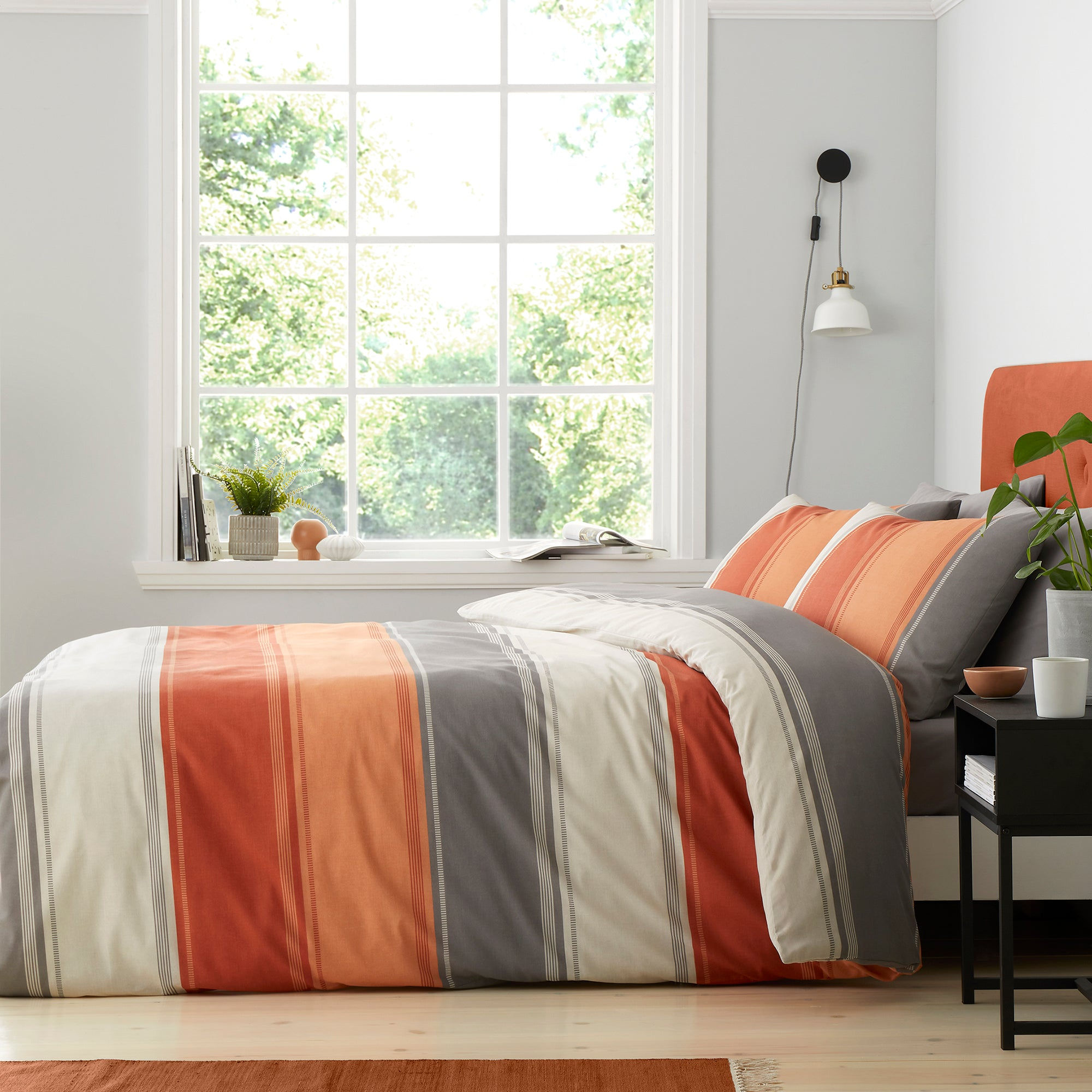 Fusion - Betley - Duvet Cover Set - Spice - King