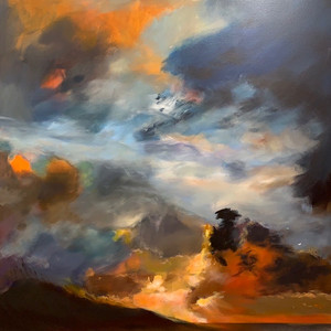 Title: ‘Through the Clouds’
Medium: Acrylic on canvas
Size: 80cm X 80cm
Painting: $3,760
Print: $375 Free freight worldwide