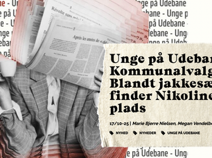 Unge på Udebane-Kommunalvalget: Blandt jakkesæt finder Nikoline sin plads