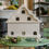 Thumbnail: vintage handcrafted style wood birdhouse