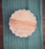 handcrafted wood pedestal riser