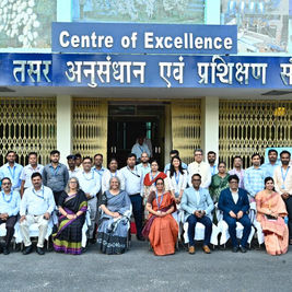 केंद्रीय वस्तर सचिव का रांची दौरा, सीएसबी-केन्द्रीय तसर अनुसंधान एवं प्रशिक्षण संस्थान का लिया जायजा