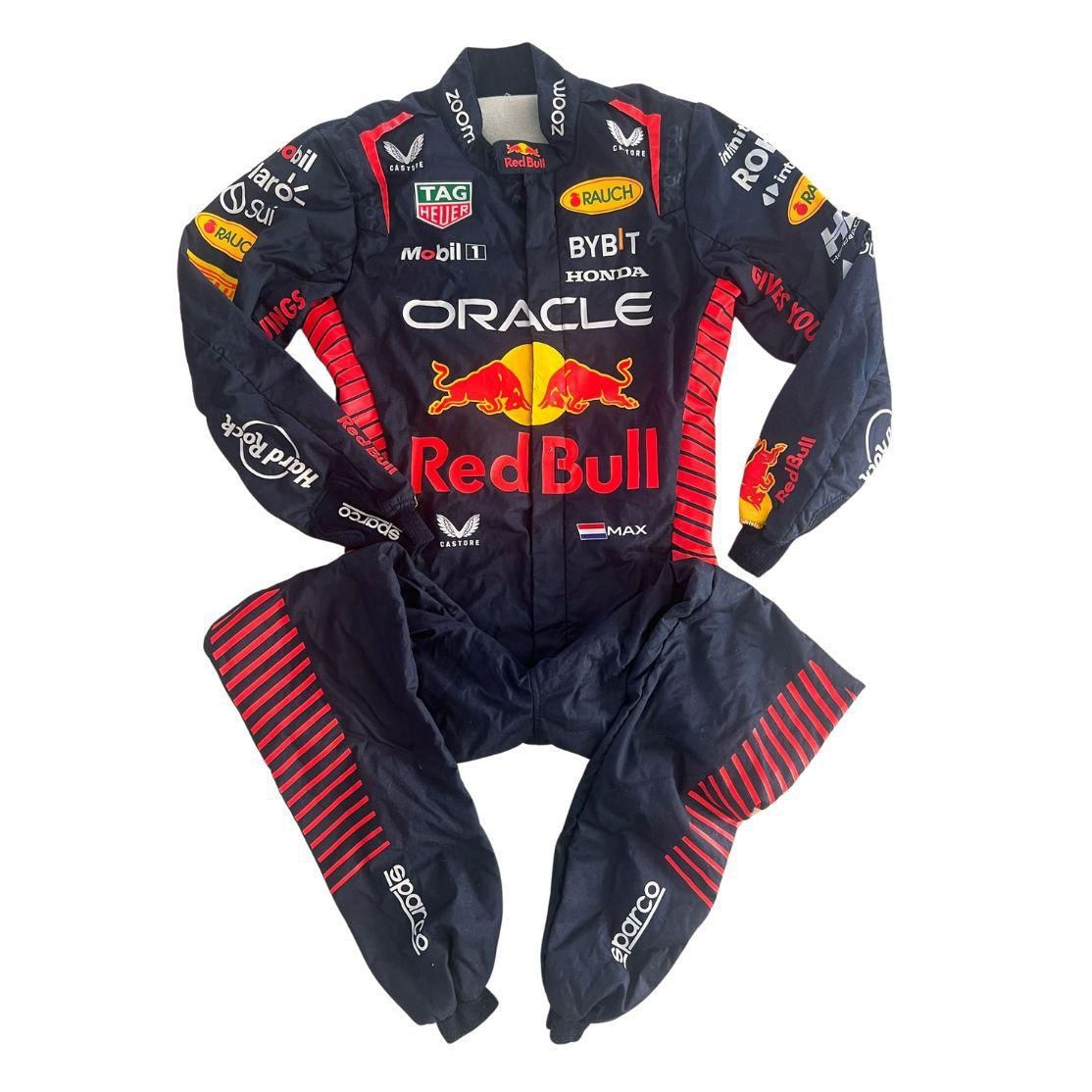Max Verstappen 2023 Season Worn Red Bull Racesuit - SOLD