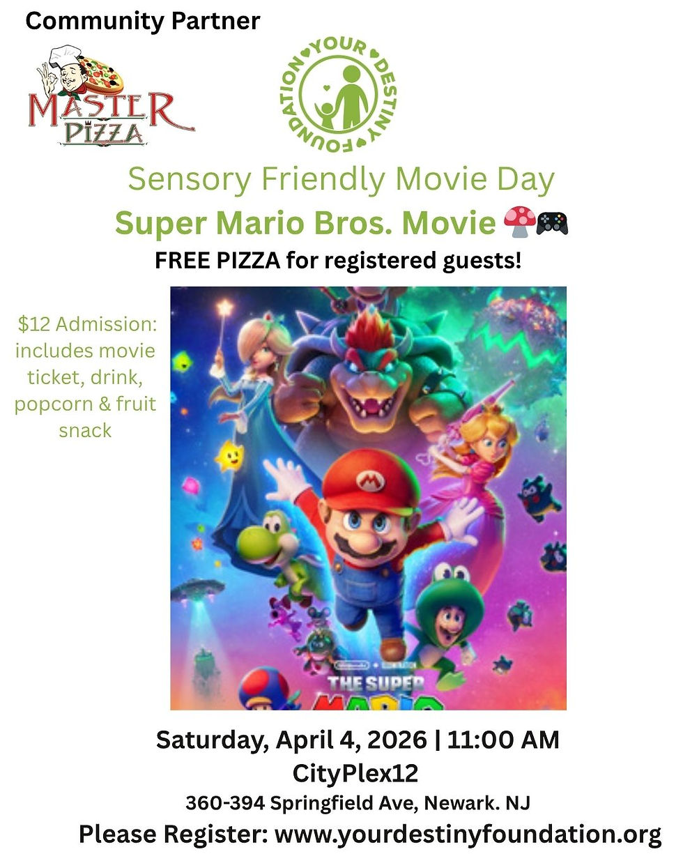 Sensory-Friendly Movie Day: Super Mario Bros.