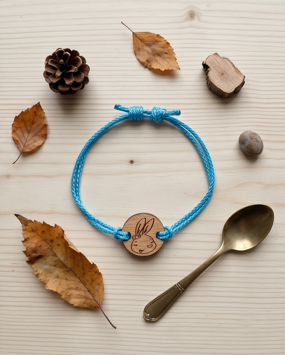 Miniature : Bracelet en bois Nougatine