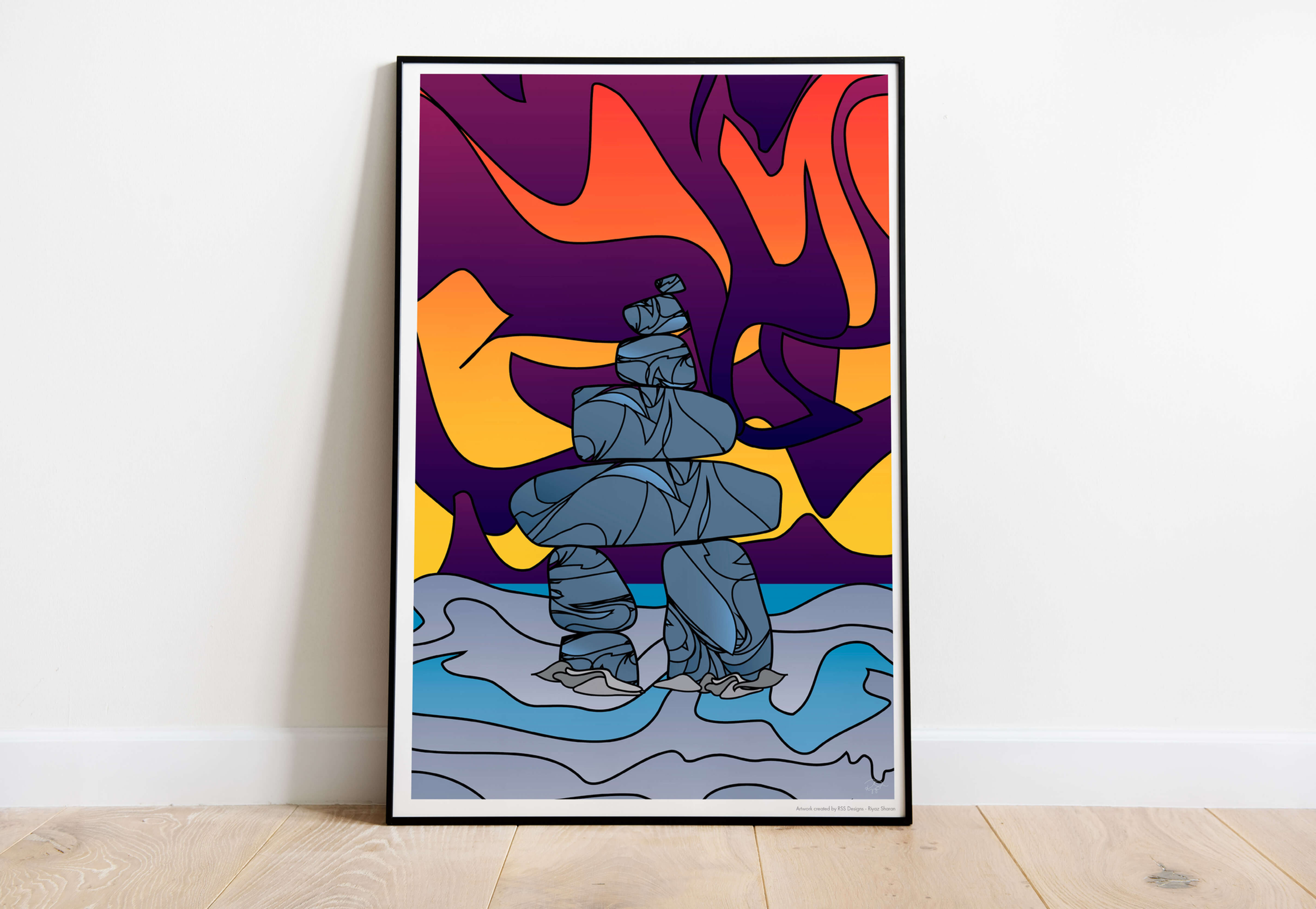 Movement Series - Inukshuk - 8x10