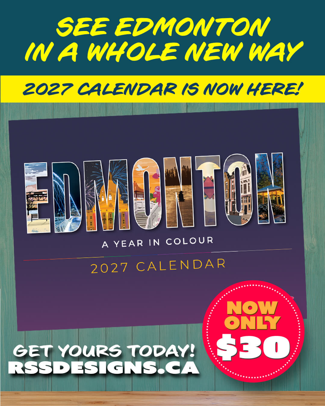 2027 Edmonton Calendar