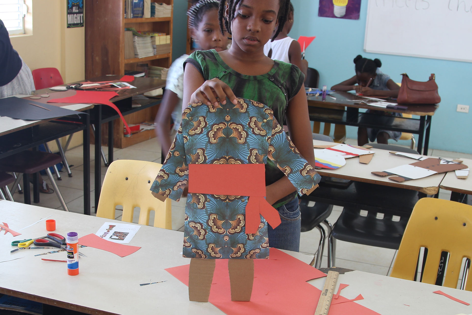 Congolese dress almost ready!