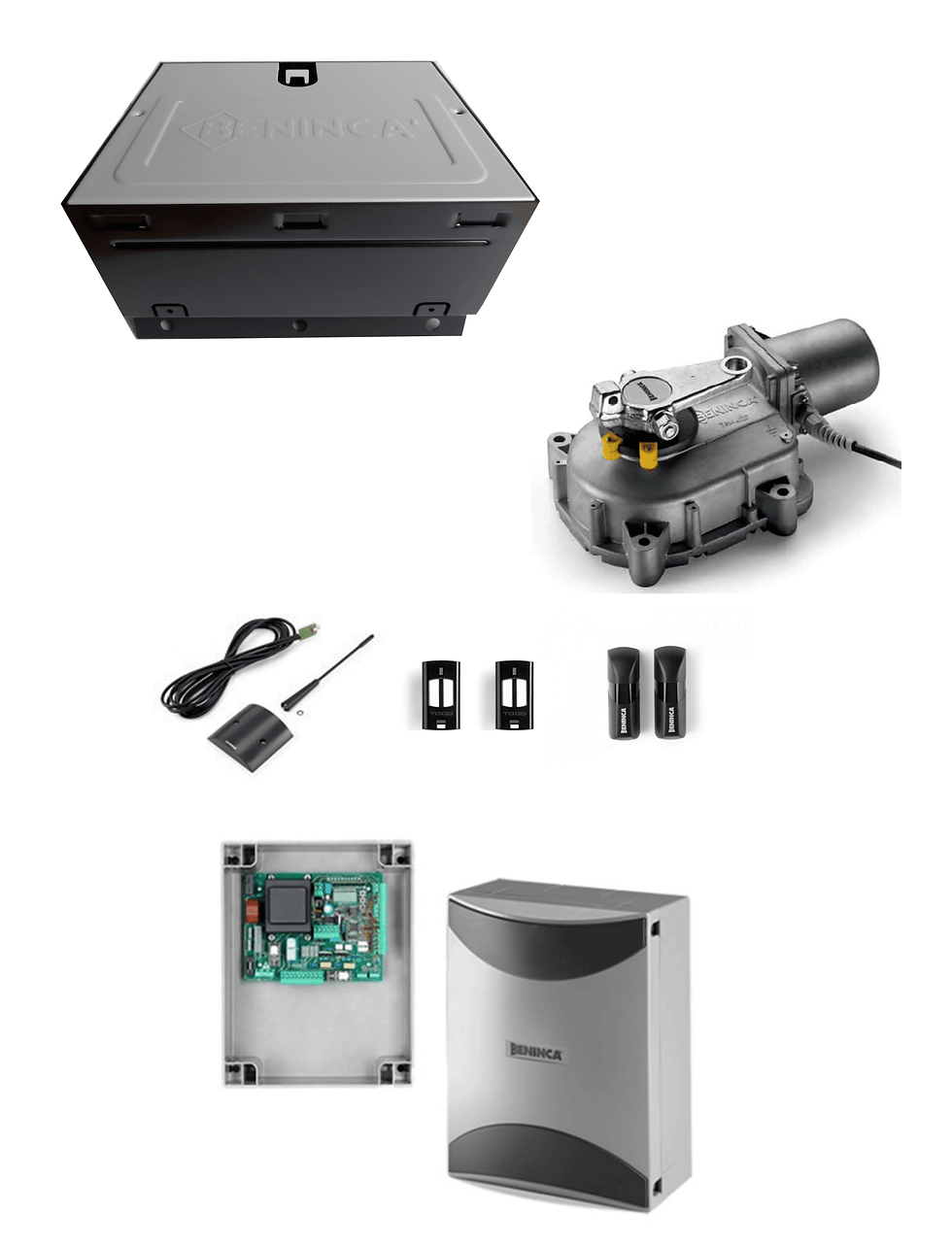 Beninca U/G Single Motor Kit w/Encoder upto 3.5m