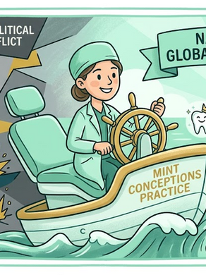 Discover how geopolitical conflict and global uncertainty are impacting American dentistry in 2026. From supply chain shifts to patient psychology, learn how Mint Conceptions helps practices build resilience and thrive in an unpredictable economy.