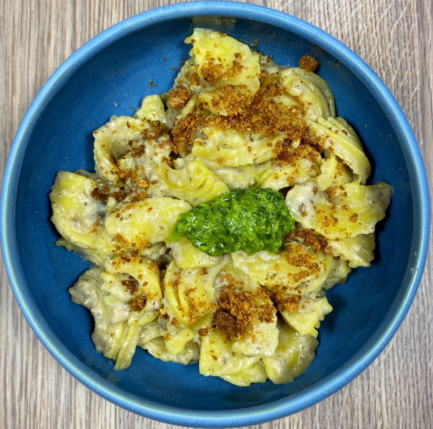 Pasta sauce champignons, ail et persil