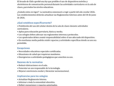 Informativo oficial uso de celulares