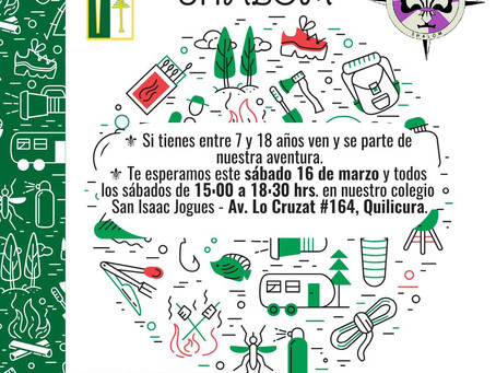 Invitación a participar en el Grupo de Guías y Scout Shalom