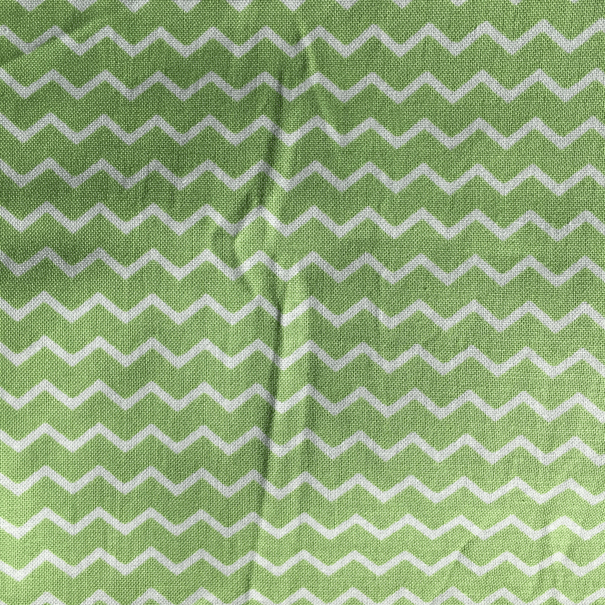 Tissu chevron vert