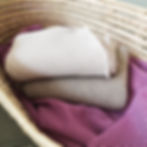 Baby blankets in a crib