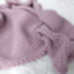 Thumbnail: Rose quartz baby girl blanket