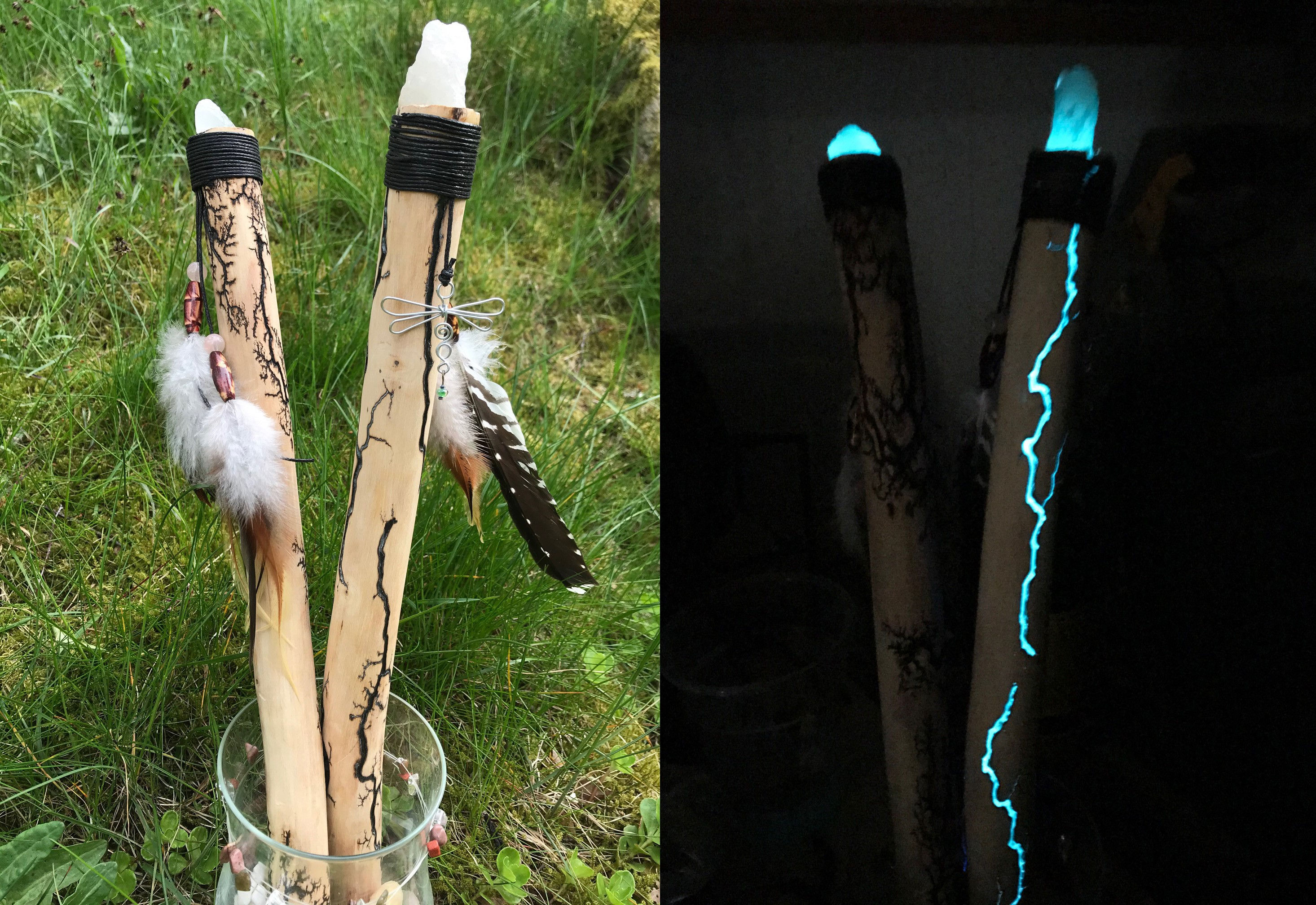 Afterglow Talking sticks/Medicine sticks/Healing tools
