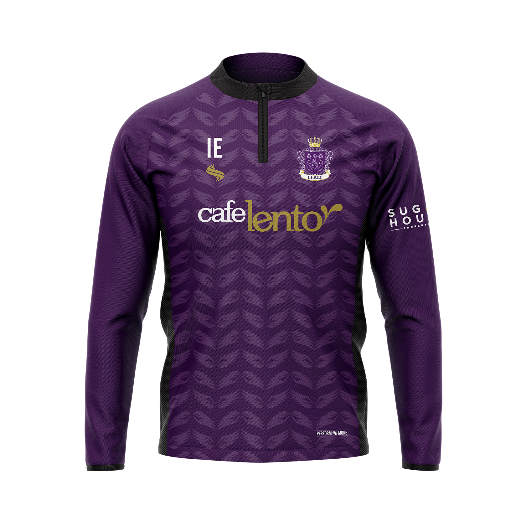 Leeds Beckett C.C Performance 1/4 Zip Top